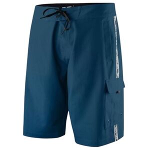 Pelagic Men's Blue Blackfin Stretch Fishing Swim Board Shorts Size 38 EUC